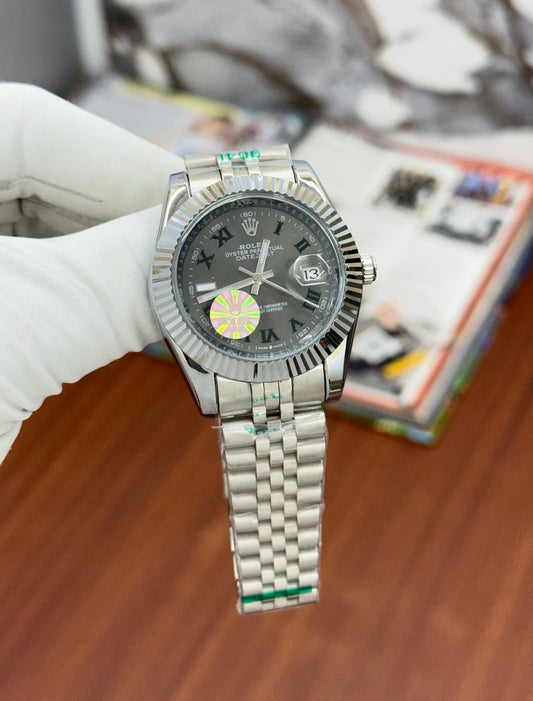 Lor Sliver Chain Grey Dial Japanese Machinery Automatic Men's Watch 990103