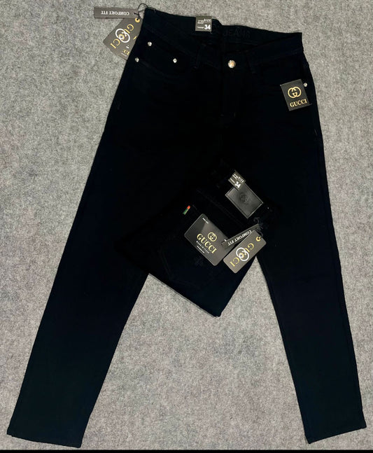 CUG Black Colour Premium Quality Regular Fit Jeans 80859