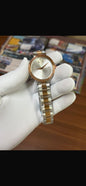 A/X White chain with silver gold dial cooper analog 990581