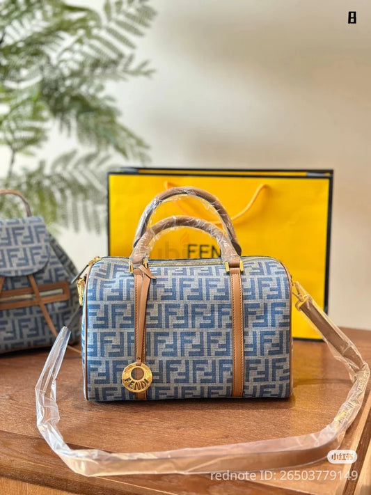 NEF FEN FF Embroidery Multi Colour Speedy Style Premium Quality Ladies Bag 2212