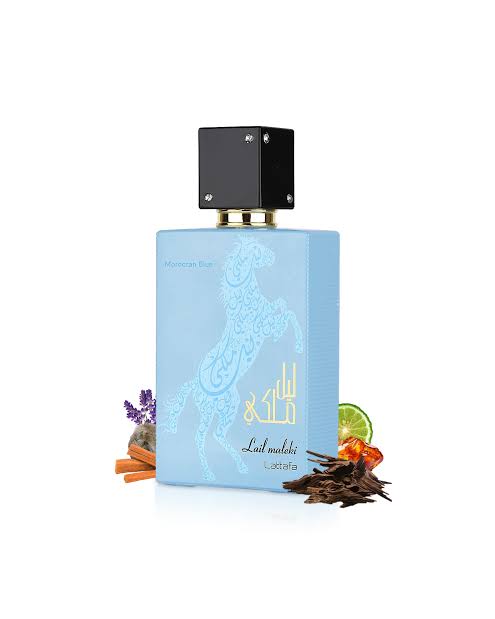 Lattafa Lail Maleki Moroccon Blue Long Lasting Eau De Parfum