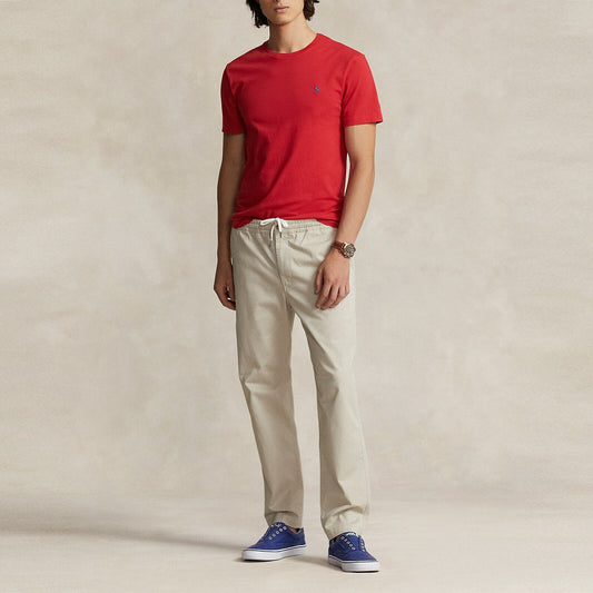 LOP Red Color Plain Single Logo Premium Quality Tshirt 88806