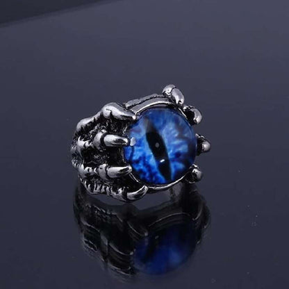 Silver Color Blue Stone Stainless Steel Premium Quality Men’s Ring 50334