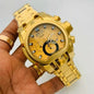 INV VNI Big Dial Gold Chain Black Dial Watch 85951