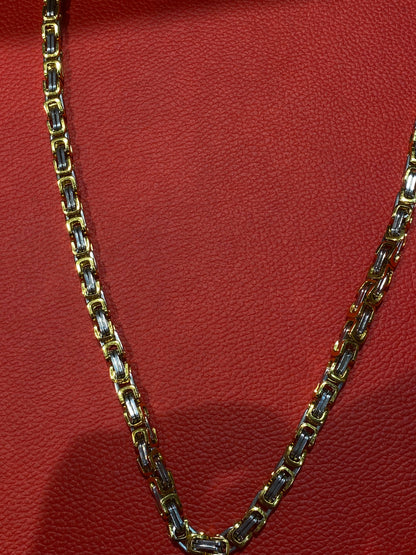Gold Silver Neck Chain 85960