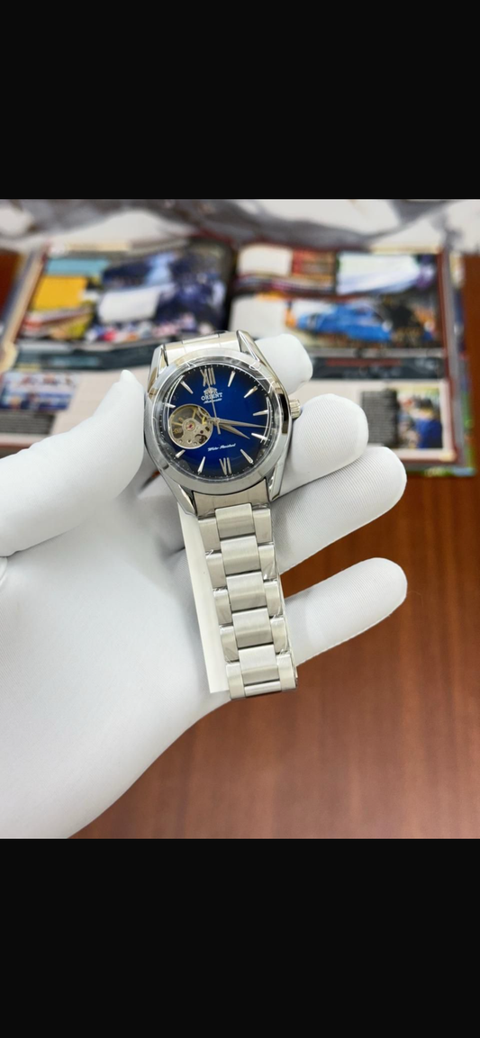 IRO ORI Silver Chain With Blue Dial Automatic Machine Premium Quality Men’s Watch 990494