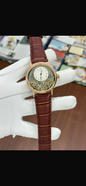 ERB BRE Brown Strap White Dial Automatic Premium Mens Watch 990502