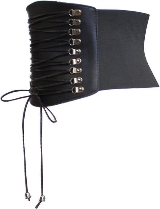 Women Leather Gold Black Colour Corset Belt 987274