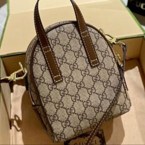 Cug Cream Brown Colour Mini Backpack 8321