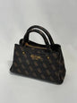 Eug Dark Brown Mini Tote Sling Premium Quality Ladies Bag 989752