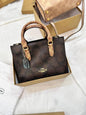 Aoc Brown CC Print Premium Quality Mini Tote Ladies Hand Bag C019