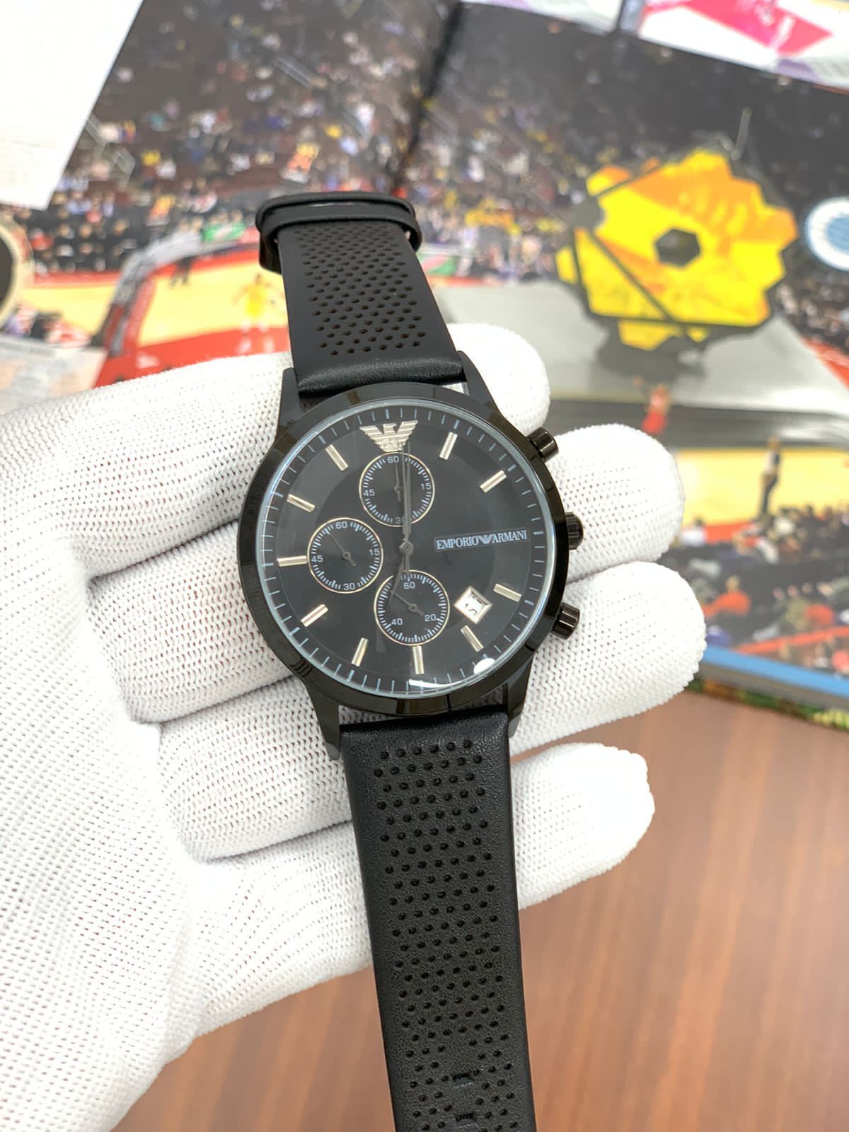 MRA Black Strap Black dial Men’s Watch 901653