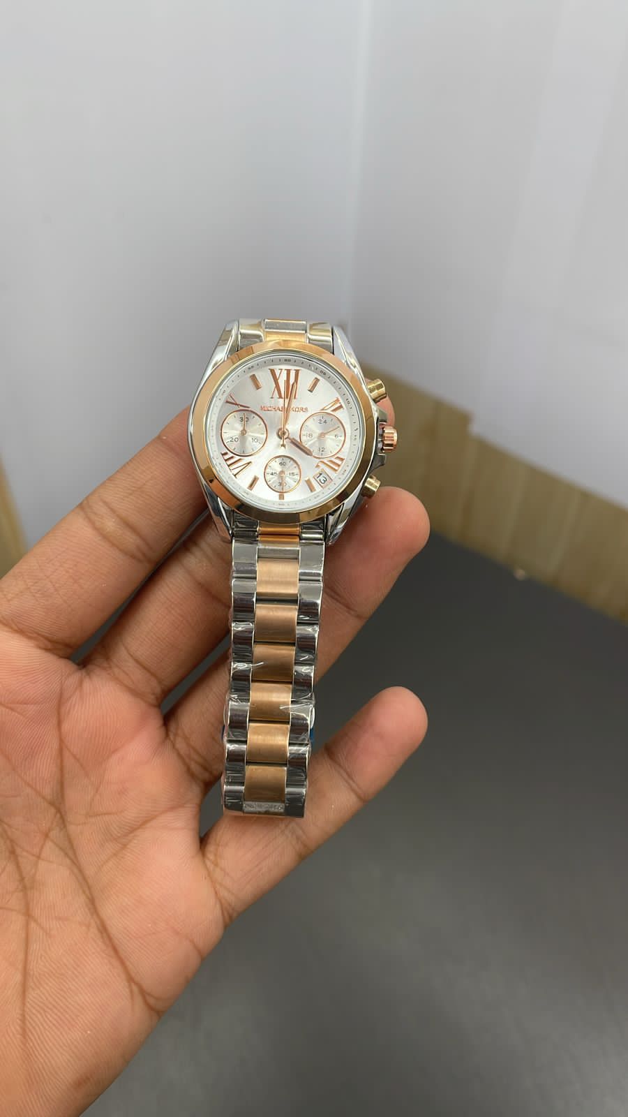 CIM Copper Silver Chain Copper Ring Silver Dial Ladies Watch 901661