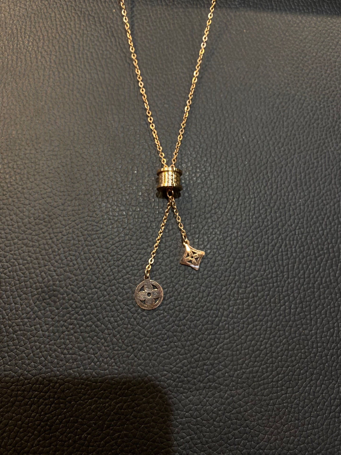 UOL LOU Rose Gold Colour Pendant 987635