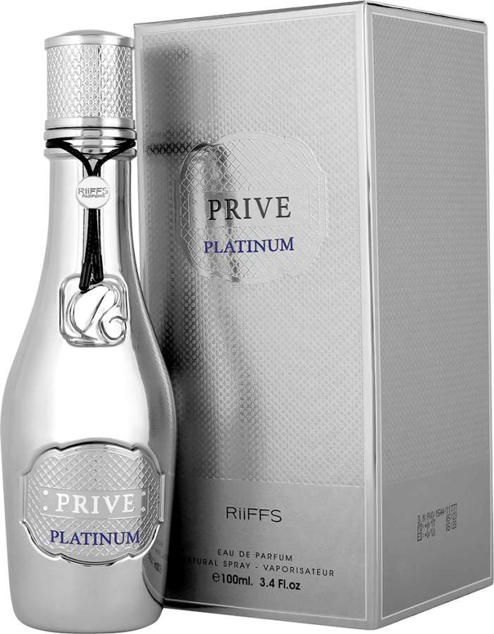 Riiffs Prive Platinum by Riiffs Eau De Parfum Spray 3.4oz/100ml for Men