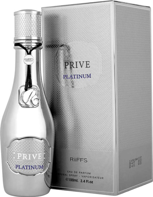 Riiffs Prive Platinum by Riiffs Eau De Parfum Spray 3.4oz/100ml for Men