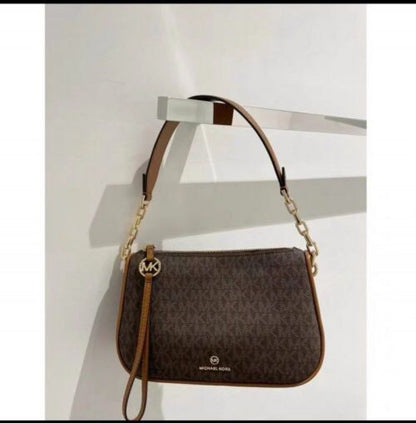 CIM MIC Brown KM Printed Ladies Side Sling Bag 100809