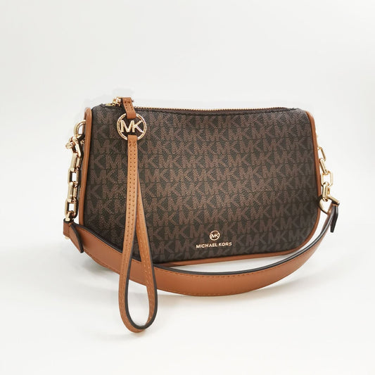 CIM MIC Brown KM Printed Ladies Side Sling Bag 100809