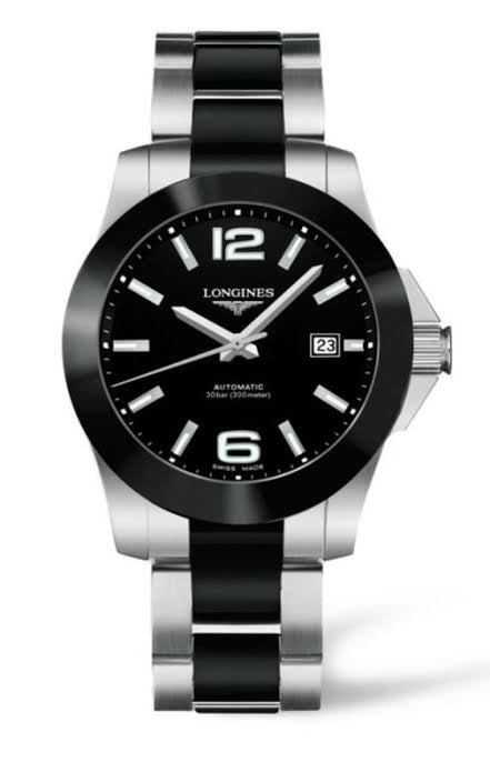 NOL Silver Black Chain Black Dial Premium Quality Men Watch 989798