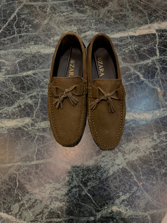 RAZ Brown Suede Leather Colour Loafer 713