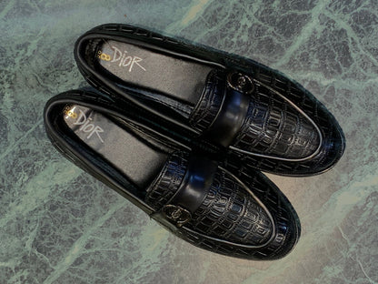 Oid Dio Black Colour Loafer 4612