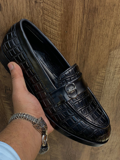 Oid Dio Black Colour Loafer 4612