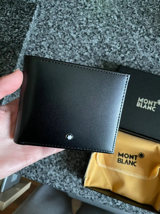 NOM Black Colour  Men’s Leather Imported Wallet 987135