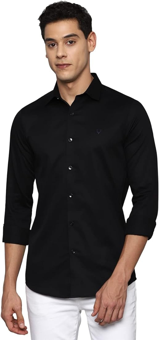 REV Black Colour With Plain Premium Quality Full Sleeve Shirt 53601