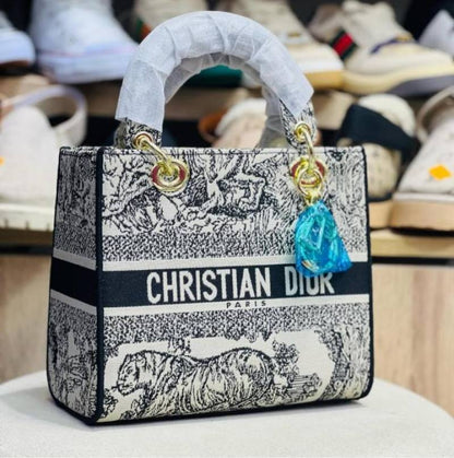 Oid Multi Colour Printed Premium Quality Mini Tote Bag 989816