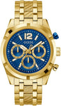 Eug Golden Chain Blue Dial Premium Quality Men Watch 989832