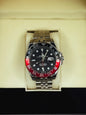 Lor Silver Chain Red Black Ring Black Dial Automatic Watch For Men 989868