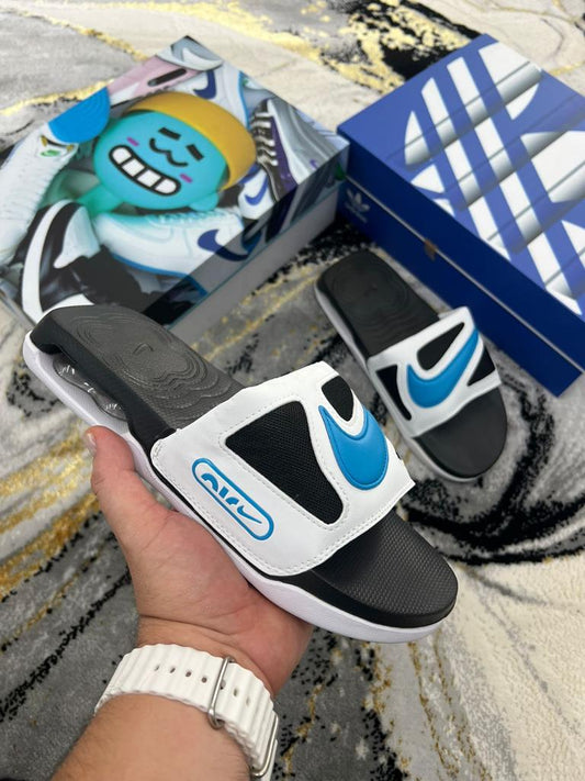 KIN NIK White Sky Black Colour Men Flip Flop Slipper 105171837