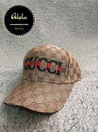 CUG GUC Apricot Green Red Embroidery Imported Unisex Cap 987994