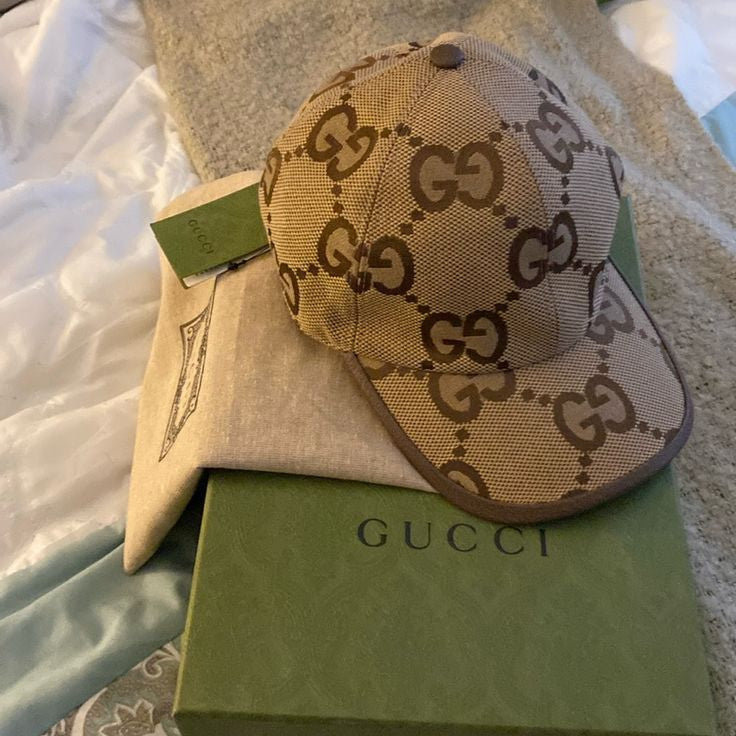 CUG GUC Beige Brown Colour Imported Unisex Cap 987996