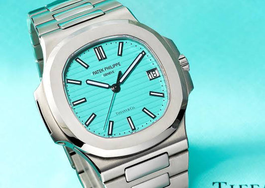 Pp Silver Chain Sky Green Dial Premium quality Men Watch 901732