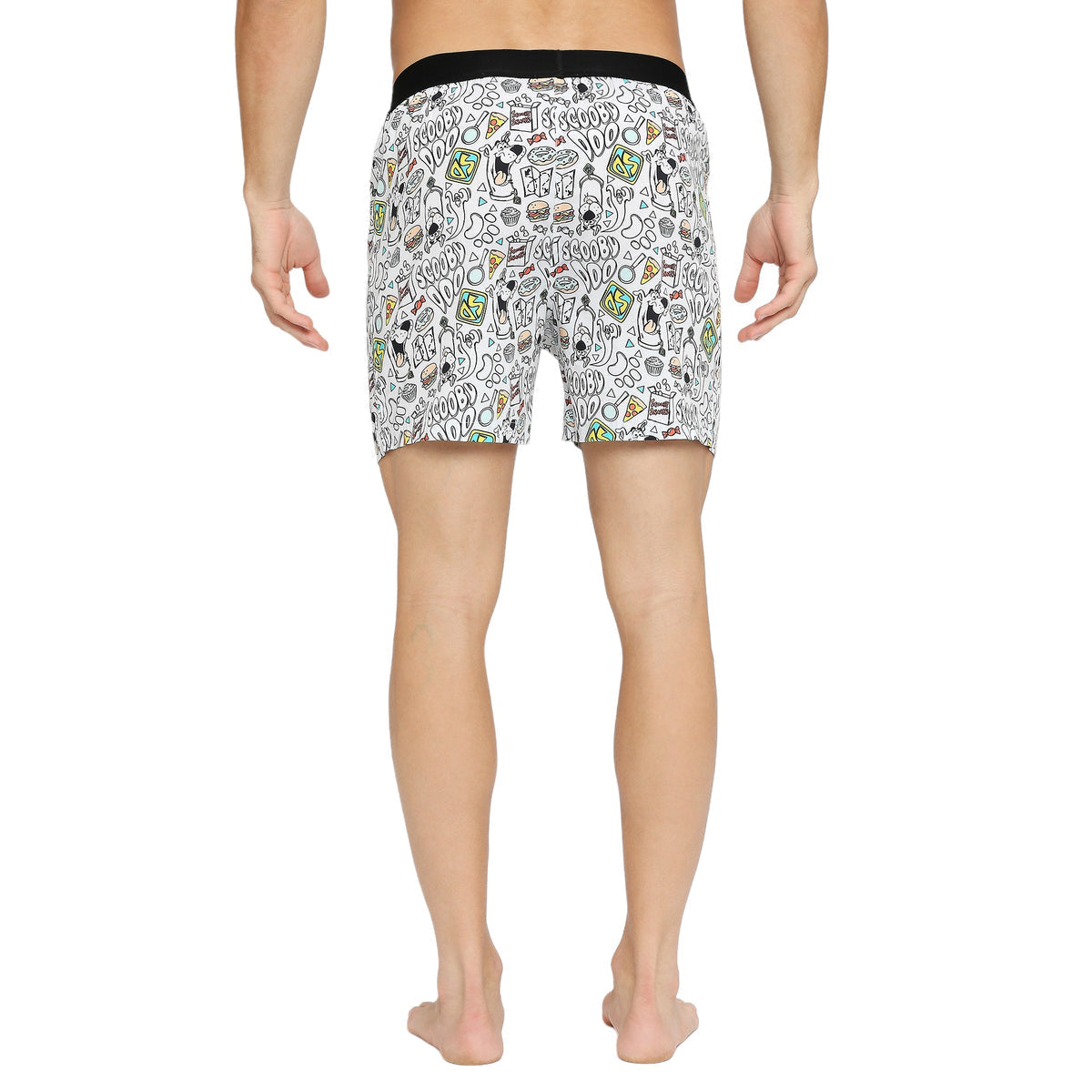 BZ INNERWEAR | SCOOBY DOO-MEN'S BOXER | 100% COTTON | WHITE BOXER | PACK OF 1