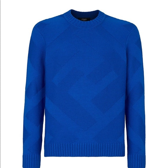 NEF Imported Sweater Blue Colour FF Printed 989935
