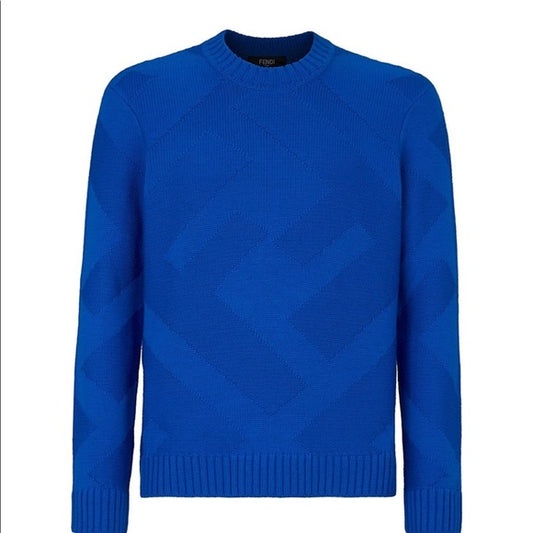 NEF Imported Sweater Blue Colour FF Printed 989935