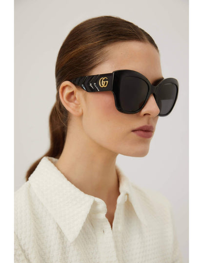 CUG Black Frame Black Shade Premium Quality Sunglass 3301 55 18-146