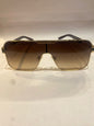CUG GUC Gold Brown Frame Brown Shade Unisex Sunglass Yh132 56 17 145