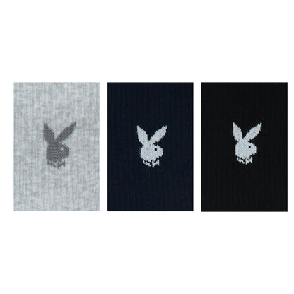 BALENZIA MEN'S PLAYBOY SOLID CREW SOCKS | 3-PACK | FREE SIZE