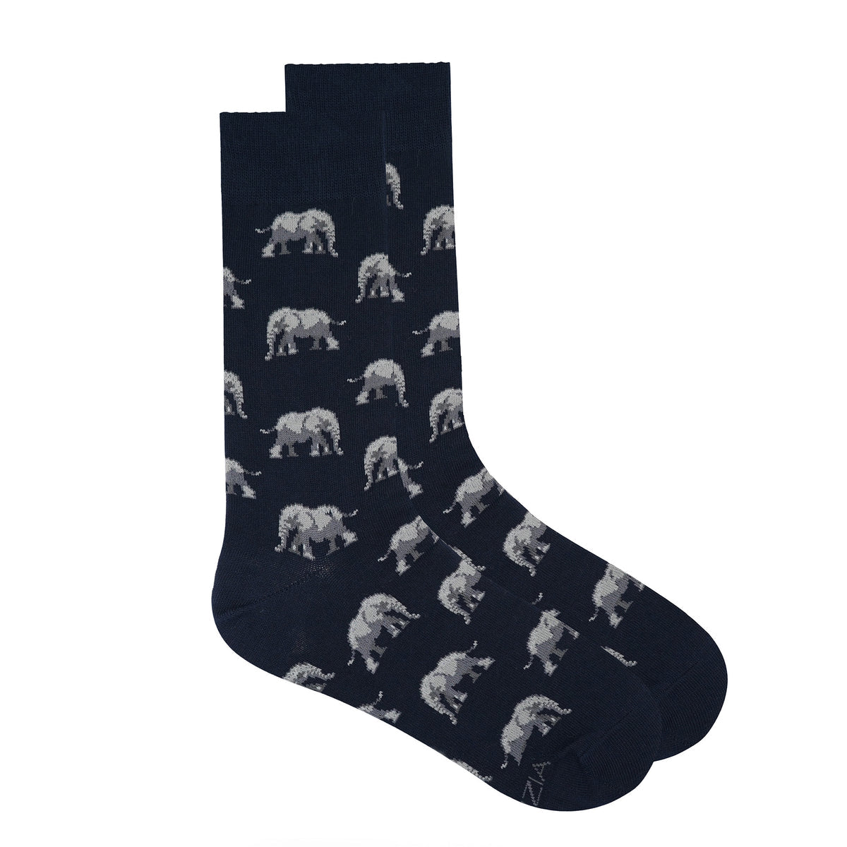 BALENZIA MEN'S WWF-INDIA ANIMAL PRINT CREW SOCKS | 3-PACK | FREE SIZE