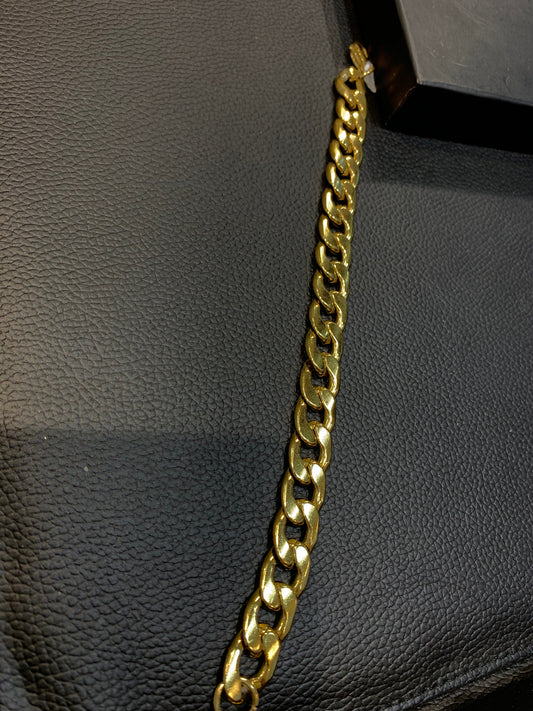 Gold Colour Unisex Chain Bracelet 987030