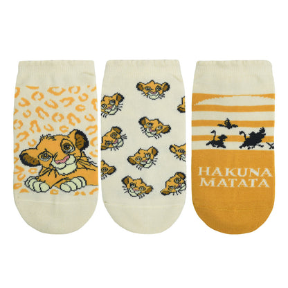 BALENZIA X DISNEY LION KING SIMBA ANKLE SOCKS FOR WOMEN | PACK OF 3