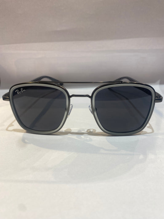 YAR RAY RB Mattel Gray Frame Black Shade Unisex Sunglass RB3607 57 18 147