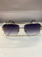 RAC CAR Gold Frame Purple Shade Unisex Sunglass M423 58 14 140