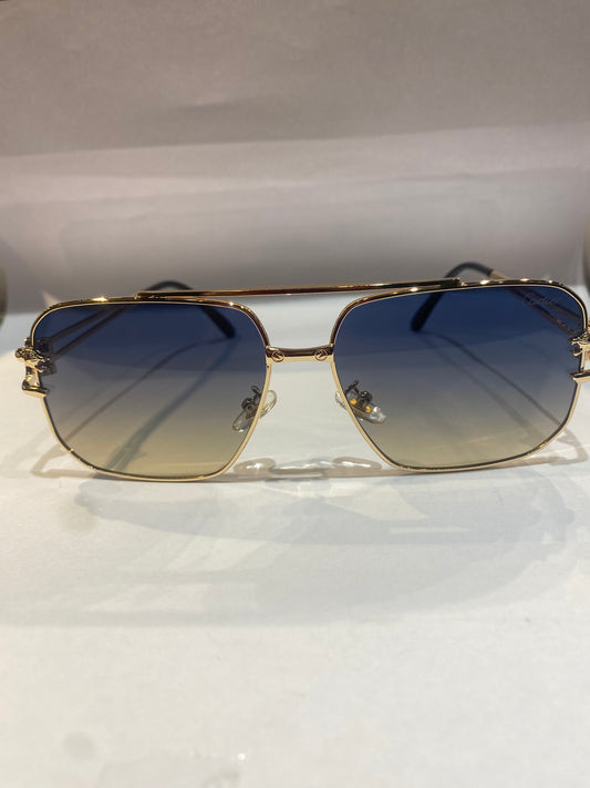 RAC CAR Copper Frame Multi Shade Unisex Sunglass M423 58 14 140