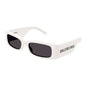 LAB BAL White Farme Black Shade Unisex Sunglass 9153 55 19 148