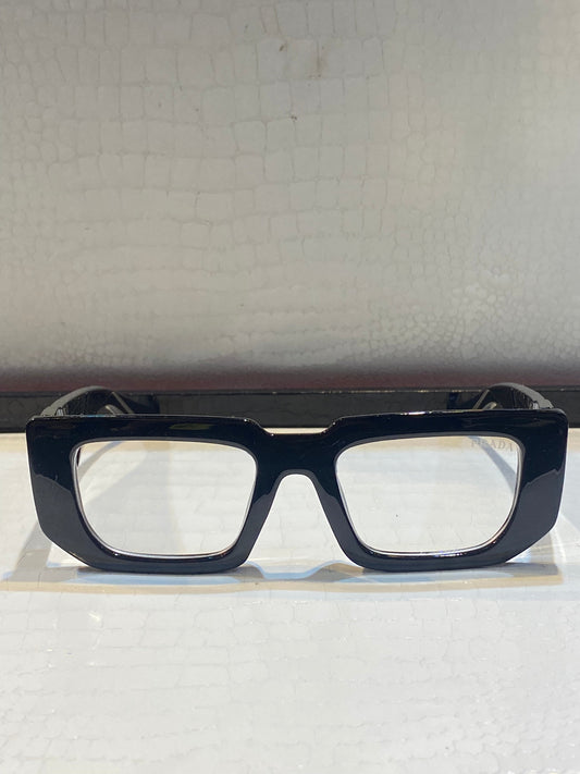 ARP Black Frame Transparent Shade Unisex Sunglass 98045 52 17-142