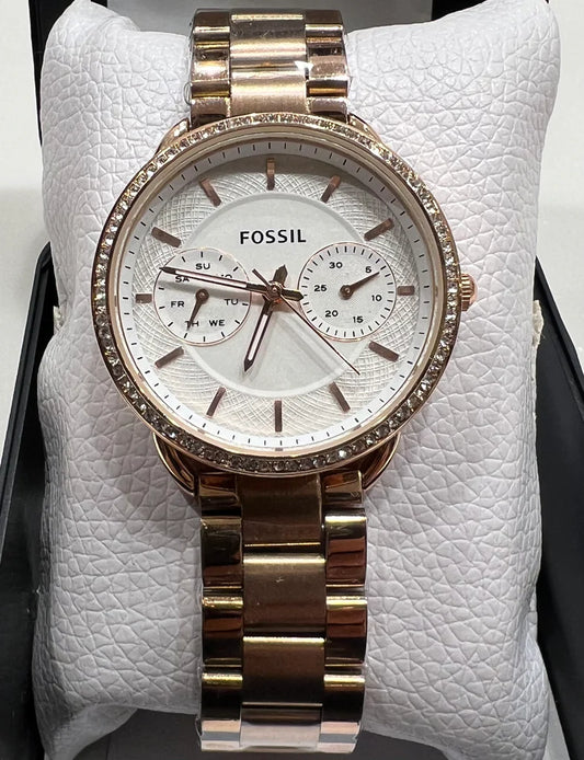 Sof Copper Chain White Dial Ladies Watch 901717
